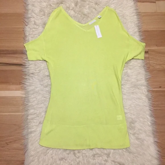 Neon Yellow Tunic Top NEW - Picture 3 of 7